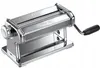 A shiny chrome pasta maker with a black handle and a white knob is shown from a slight diagonal angle. Náhled obrázku produktu
