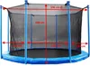 walexo Trampolin "Innenliegendes Sicherheitsnetz" für 8 Produktbild-Vorschau 1
