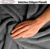 Kuscheldecke 220x240 cm Anthrazit Wohndecke Flauschige Produktbild-Vorschau 7