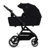 A black Kinderkraft Yoxi 3in1 stroller is shown from the side against a white background. Produktbild-Vorschau