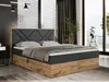 Boxspringbett 160x200 mit Bettkasten, Polsterbett 160x200 Produktbild-Vorschau 1