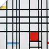 ARTland Poster Komposition mit rot blau und gelb. Größe: Produktbild-Vorschau 1