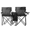 Chaise de camping double avec parasol et sac isotherme, Voir les images du produit 2