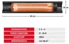 WALTER Professional Infrarot Wandheizstrahler 2000 W, 4 Produktbild-Vorschau 6