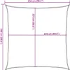 vidaXL Sonnensegel 160 g/m² Creme 2,5x2,5 m HDPE Produktbild-Vorschau 7