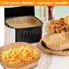 Backpapier für Heißluftfritteuse, 125 Stück, 20x24cm, Produktbild-Vorschau 3