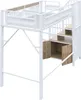 Kovová půdní postel Sweiko 90 x 200 cm, jedinečná Náhled obrázku produktu 12