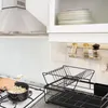 Odkapávač na talíře Odkapávač na nádobí Dvoupatrový stojan Náhled obrázku produktu 12