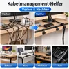 100 Stück Kabelmanagement Clips selbstklebend, Kabelhalter Produktbild-Vorschau 6