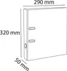 EXACOMPTA Teczka PVC Premium DIN A4 50 mm różne kolory (10 Podgląd zdjęcia produktu 3