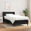 Maison Exclusive - Boxspringbett mit Matratze Schwarz Produktbild-Vorschau 1