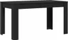 vidaXL Esstisch Schwarze Eiche 140 x 74,5 x 76 cm Produktbild-Vorschau 1