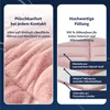 Wellsoft Bettdecke Rosa 155x220 cm – Wendbare Produktbild-Vorschau 6