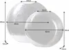 Elegantes Vasen 2er Set ORIENTAL 44cm silber im Grid Produktbild-Vorschau 10