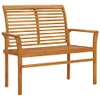 vidaXL Gartenbank mit Anthrazit Auflage 112 cm Massivholz Produktbild-Vorschau 3