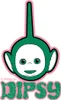 Spreadshirt Teletubbies Dipsy Mit Glitzer-Design Sticker Produktbild-Vorschau 2