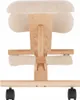 Kondela Ergonomischer Kniestuhl Groko - Creme / Buche Produktbild-Vorschau 3