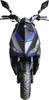 Motorroller Shark 50 ccm 45 kmh EURO 5 mattschwarz Produktbild-Vorschau 8
