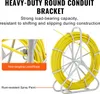 A product image showing a yellow cable on a gray stand, with text describing its features. Náhled obrázku produktu