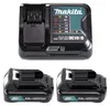 Kit di alimentazione Makita 12V con 2 batterie BL1021B da Anteprima dell’immagine prodotto 4