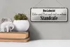 Blechschild Spruch 27x10cm Leben ist Ebbe und Flut und viel Produktbild-Vorschau 4