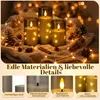 Ikodm 3er-Set LED Kerzen mit Lichterkette und Produktbild-Vorschau 7
