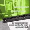 Airlineschiene eckig Aluminium 1 m, 2er Set - schwarz Produktbild-Vorschau 4