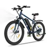 A blue electric bicycle is shown against a white background. Voir les images du produit