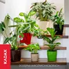 KADAX "Turi" kvetináč, kvetináč s podšálkou, 14 cm, biely Náhľad obrázku produktu 5