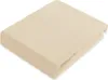 A folded beige bedsheet is shown against a white background. Produktbild-Vorschau