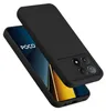 A black phone case is shown on a white background, with the phone inside the case visible. Podgląd zdjęcia produktu