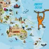 Kinder Weltkarte XXL Poster 140x100cm Deutsch - Abwischbare Produktbild-Vorschau 3