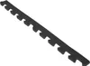 A black puzzle mat edge piece is shown against a white background. Produktbild-Vorschau