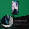 Küche Wohnzimmer Wand Leinwand Uhr 30x60 Malerei Abstrakte Produktbild-Vorschau 5