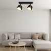 XUDO LED Deckenstrahler GX53 schwarz gold 2 flammig Produktbild-Vorschau 6