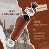 ROCKBROS Fahrradgriffe MTB Retro Lenkergriffe aus Leder Produktbild-Vorschau 2