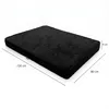 HUNDEBETT HUNDEKISSEN HUNDEMATTE CORD XL 120x80 CM Schwarz Produktbild-Vorschau 5