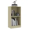 vidaXL Bücherregal Sonoma-Eiche 40x24x75 cm Holzwerkstoff Produktbild-Vorschau 7