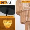 ZMH Hängelampe Esstisch Pendelleuchte Wohnzimmer Ratten E27 Produktbild-Vorschau 6