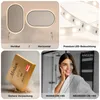Mirlux LED Badspiegel oval 100 x 50 cm mit schwarzem Rahmen Produktbild-Vorschau 6