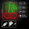Décoration néon LED CHERRY vert et rouge NNE23 Neolia Voir les images du produit 3