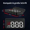Multifunktionales Auto Head-Up Display HUD mit GPS-Kabel – Produktbild-Vorschau 6