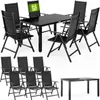 CASARIA® Gartenmöbel Set 6 Stühle mit Tisch 150x90cm Produktbild-Vorschau 1