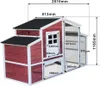 Kurník Wiltec XXL 2010 x 813 x 1165 mm červeno-biely s Náhľad obrázku produktu 4