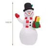 Aufblasbarer Schneemann 180cm LED Beleuchtet Produktbild-Vorschau 6