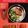 marmite de 18 cm en acier inoxydable - tous feux y compris Voir les images du produit 9