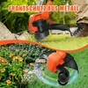 Akku-Rasentrimmer 20V mit 2.0Ah Akkus, Rasenkantenschneider Produktbild-Vorschau 7
