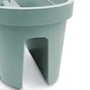 3.11 Pot de fleurs pour balcon OVAL - Couleur : VERT MINT - Voir les images du produit 3