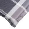 vidaXL Sonnenliegen-Auflage Grau Karomuster 200x50x3 cm Produktbild-Vorschau 5