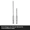 Einhell 5-tlg. SDS Plus Hammerbohrer-Set, 4-Cut, 110/160 Produktbild-Vorschau 6